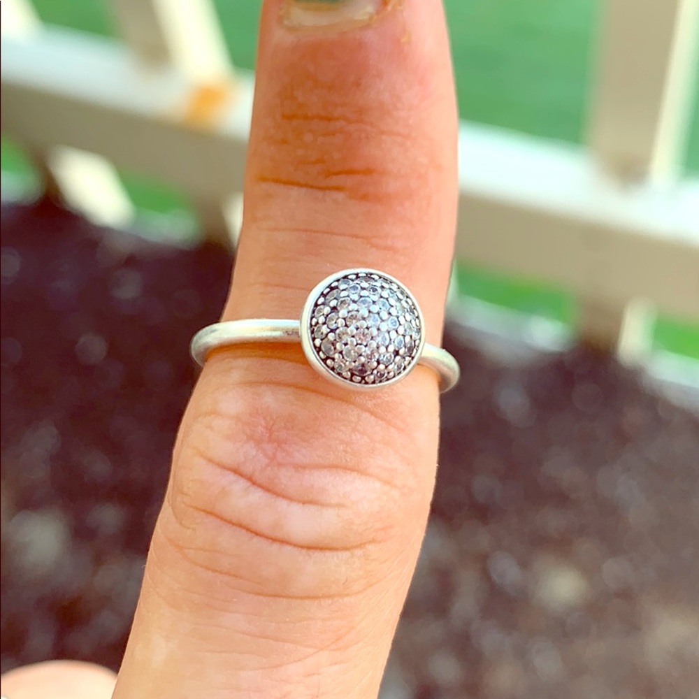 Discontinued Pandora sterling silver drop Ring